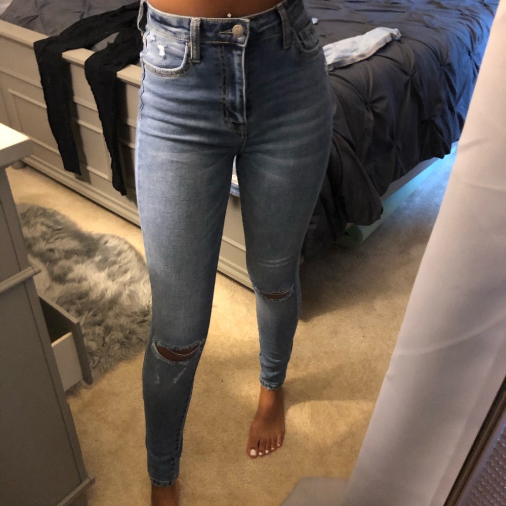 F21 high waisted jeans